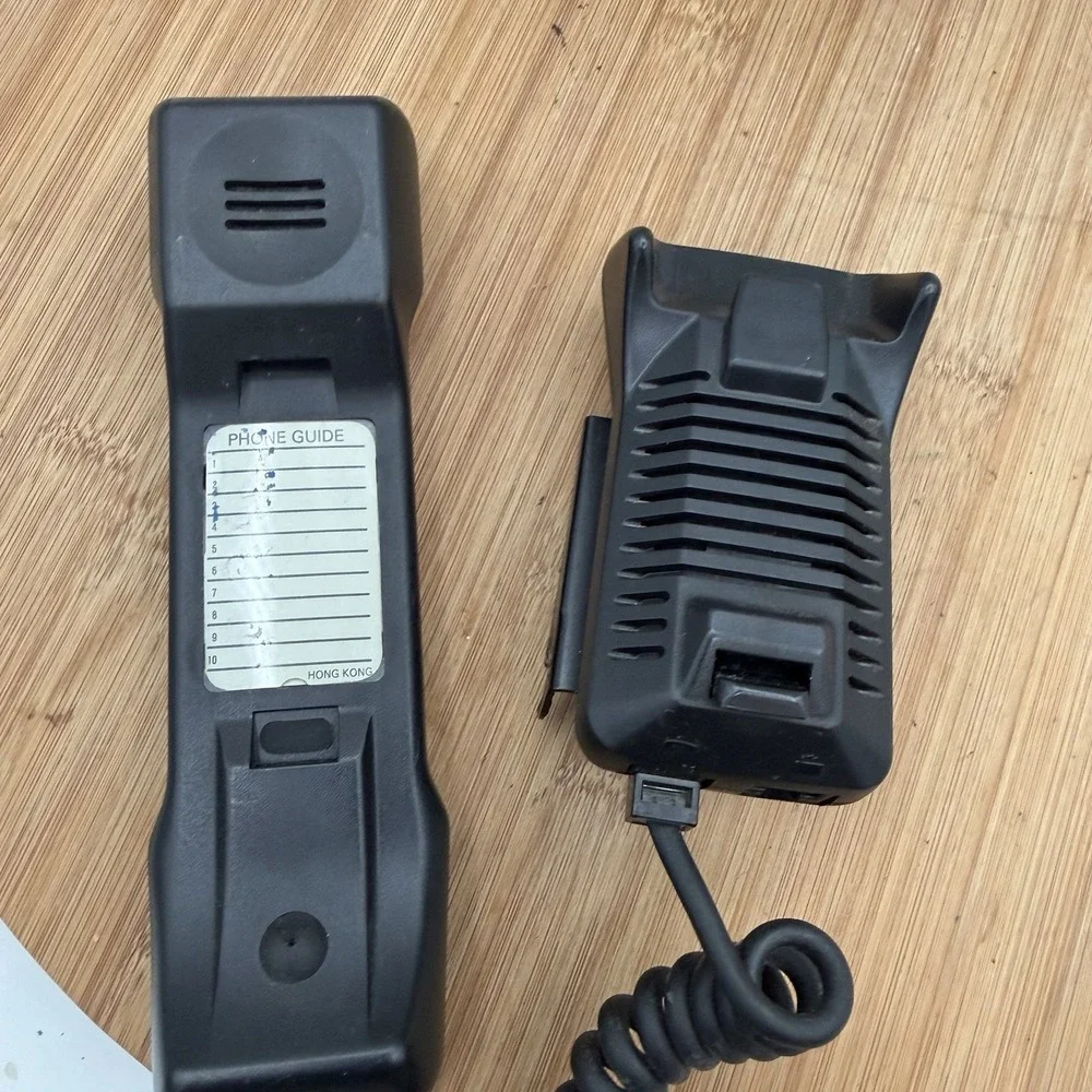 VINTAGE Antel Network Cellular Car Phone Handset and Base‎ Parts Only Not Tested